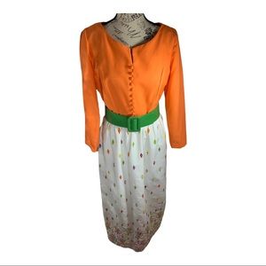 Vintage 60/70’s Jon McCauley Embroidered Dress